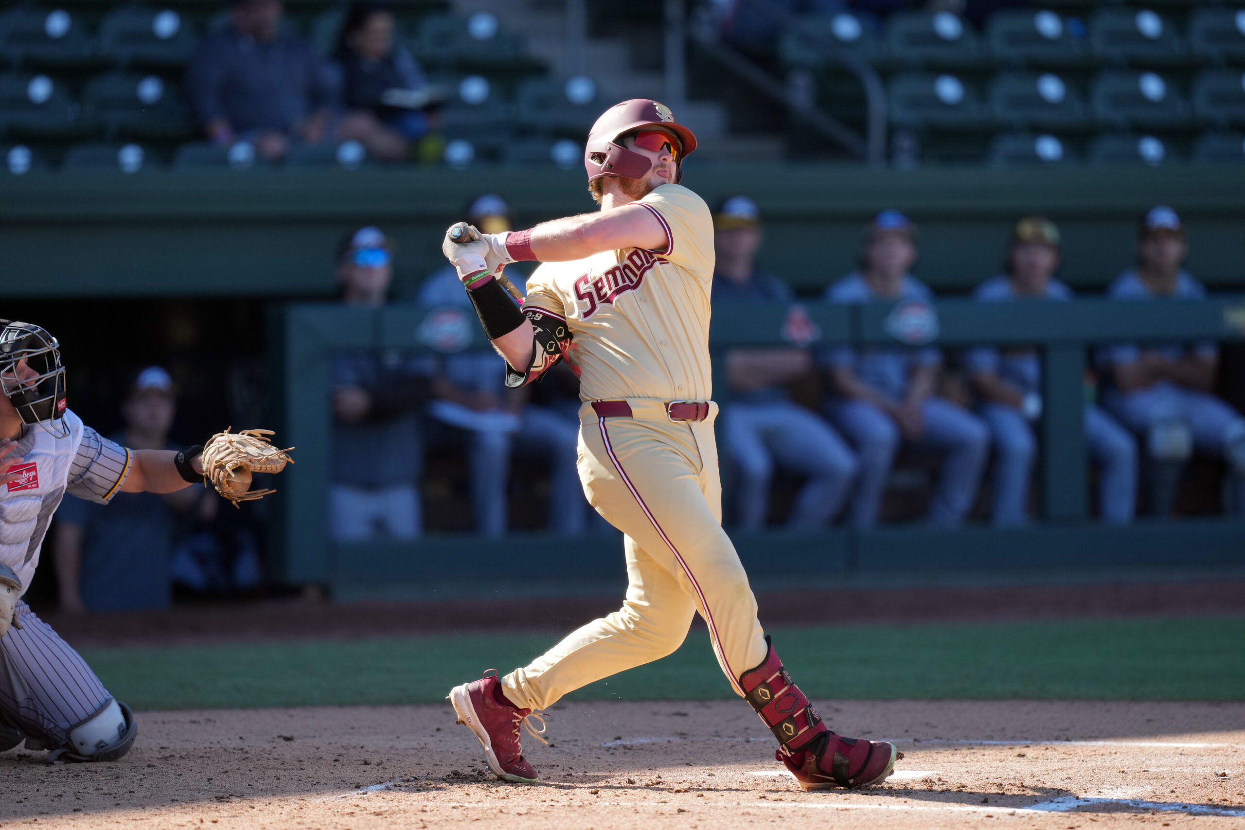 Florida State Scores Key Win Tuesday At 2024 College World Series Before Rain Washes Out Nightcap