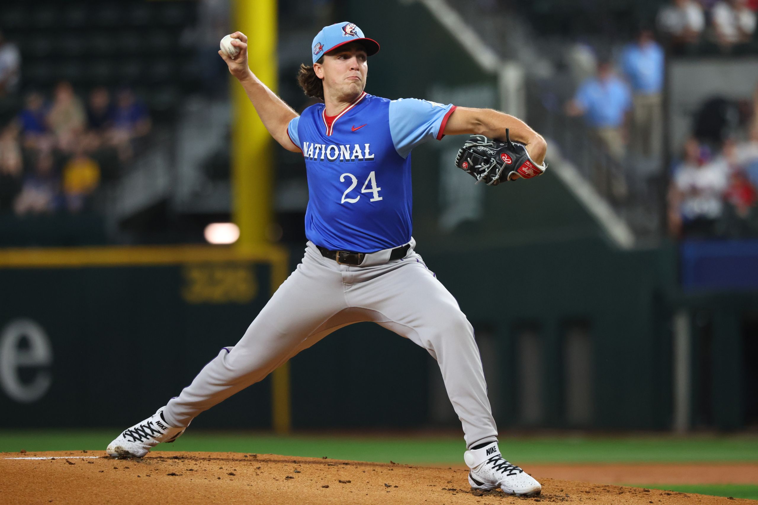 Rockies RHP Chase Dollander (Photo by Richard Rodriguez/Getty Images)